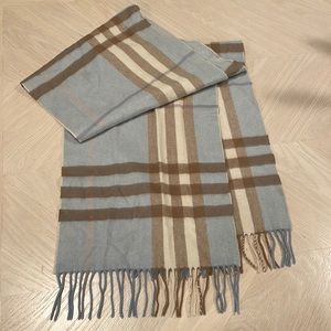 Light Blue Burberry scarf